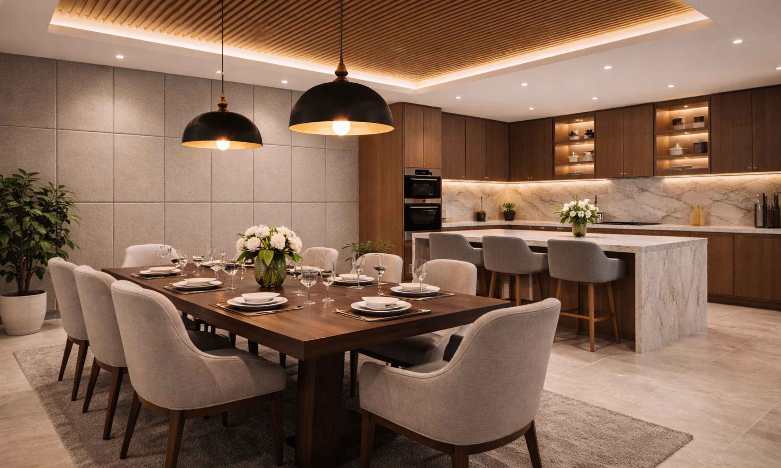 Kitchen and dining acoustics